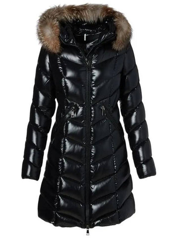 FULMARUS 999 Black Women s Long Padded Jacket - MONCLER - BALAAN 1