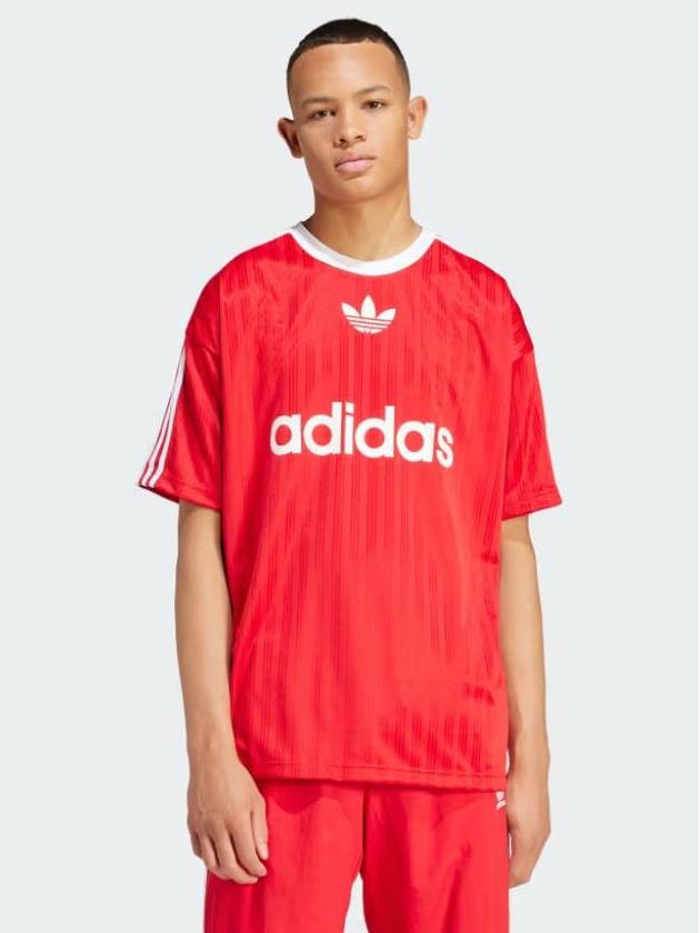 Adicolor Short Sleeve T-Shirt Red - ADIDAS - BALAAN 2