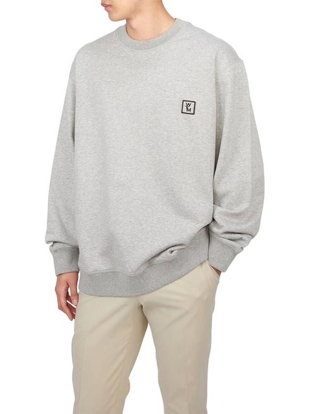 Back Logo Sweatshirt Grey - WOOYOUNGMI - BALAAN 5