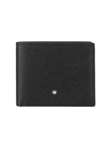 Sartorial 6CC Leather Half Wallet Black - MONTBLANC - BALAAN 1