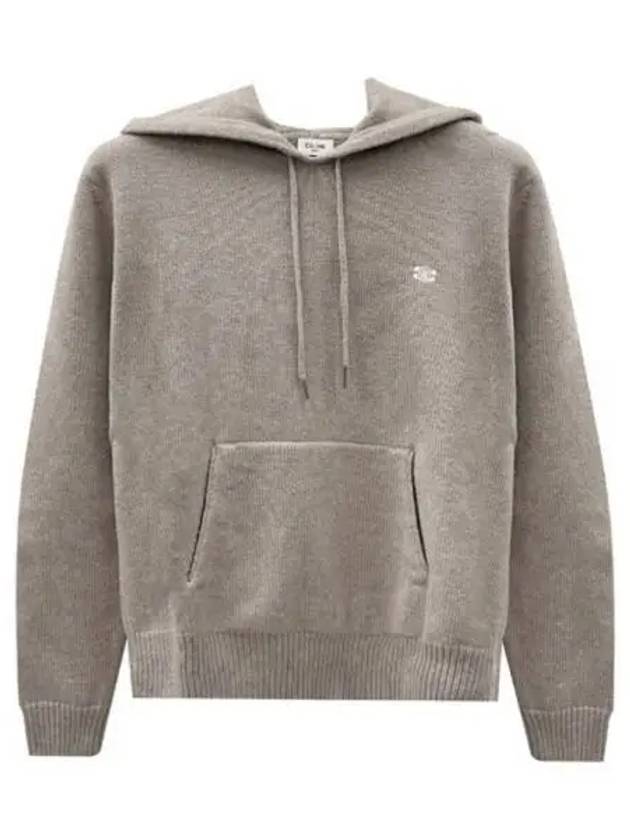 Triomphe Wool Cashmere Hoodie Beige - CELINE - BALAAN 2