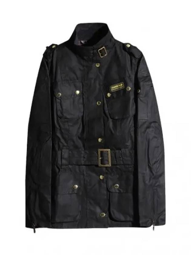 wax jacket black women - BARBOUR - BALAAN 1