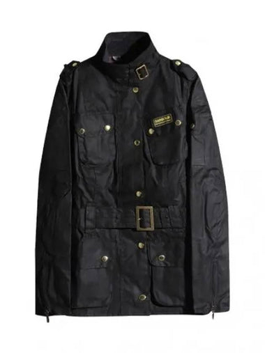 wax jacket black - BARBOUR - BALAAN 1