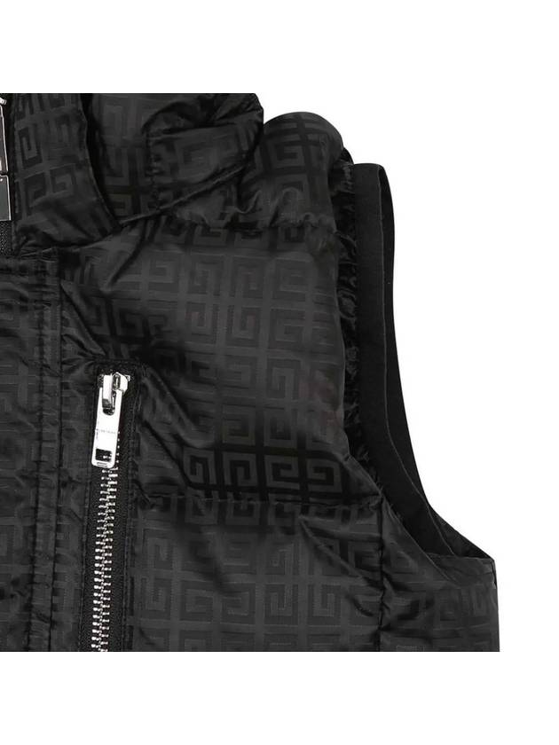 Kids Full Logo Down Padded Vest Black H26139 - GIVENCHY - BALAAN 5