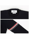 Men's Milan Stitch Armband Crew Neck Knit Top Navy - THOM BROWNE - BALAAN 6