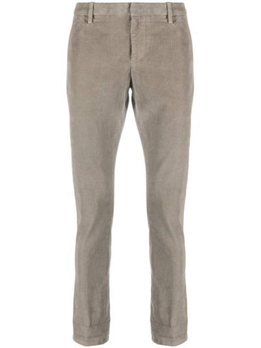 Denim Straight Pants UP235 VS0028X TRT 027 BROWN - DONDUP - BALAAN 1