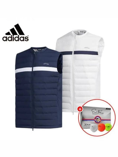 Free gift 6 balls Adipure down men s vest DM1613 DM1614 Domestic product GQG022081776853 - ADIDAS GOLF - BALAAN 1