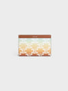 Triomphe Canvas Sunset Calfskin Card Wallet - CELINE - BALAAN 2