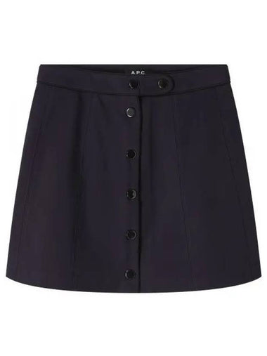 Cara A-Line Skirt Navy - A.P.C. - BALAAN 1