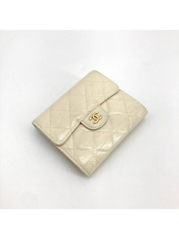 Caviar gold flap bi fold wallet - CHANEL - BALAAN 5