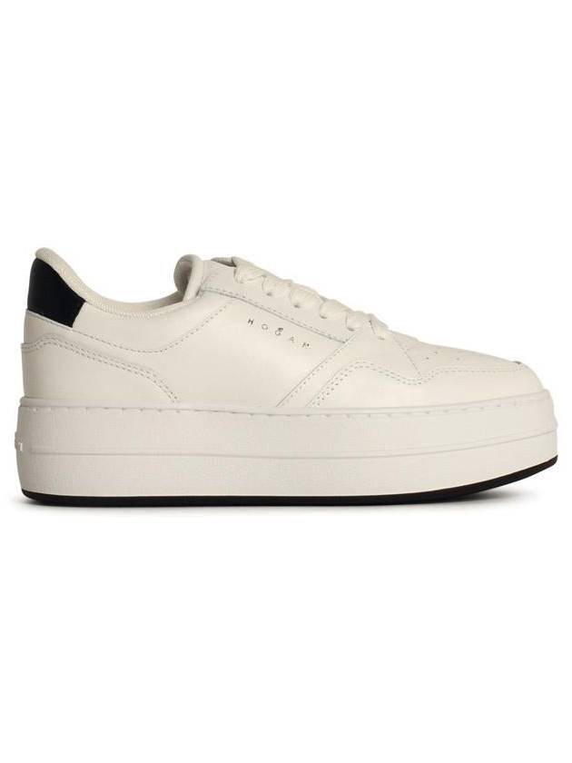 Hogan 'H670' White Leather Sneakers - HOGAN - BALAAN 1