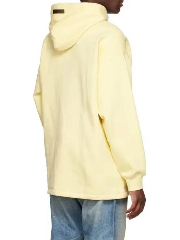 Essential Relaxed Relaxed Logo Rib Knit Cuff Hoodie - FEAR OF GOD ESSENTIALS - BALAAN 3