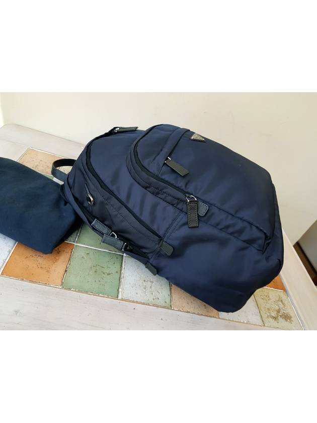 2VZ048 Unisex Backpack Navy - PRADA - BALAAN 3