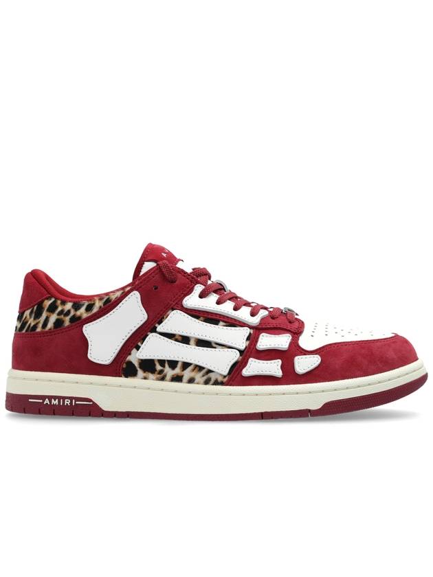 Amiri Sport Shoes Leopard Skel Top, Men's, Red - AMIRI - BALAAN 1