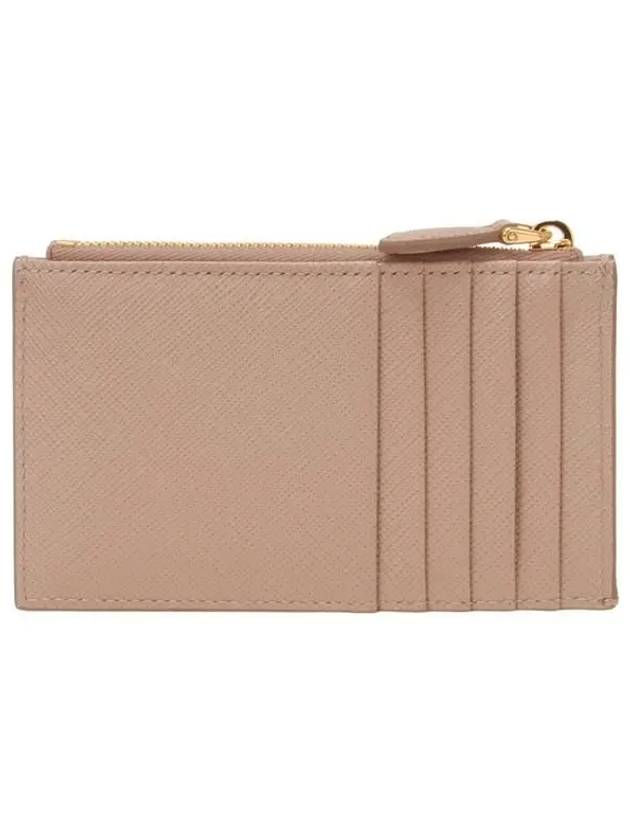 Saffiano Leather Card Wallet Pink - PRADA - BALAAN 4