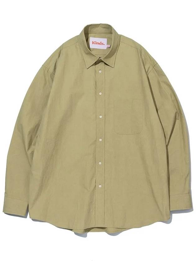 Cation Standard Paper Ver.2 Long Sleeve Shirt Olive - KINDS - BALAAN 4