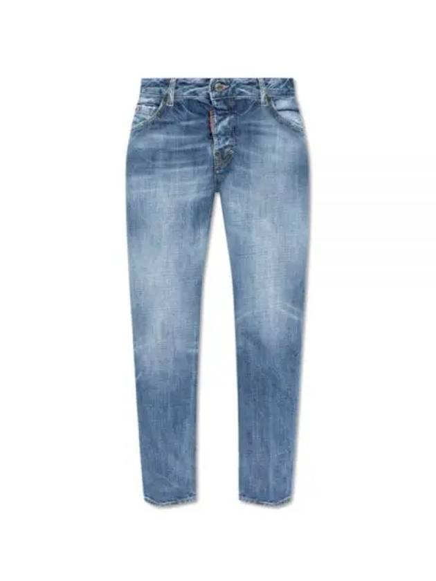 Cool Girl Crop Jeans Blue - DSQUARED2 - BALAAN 2