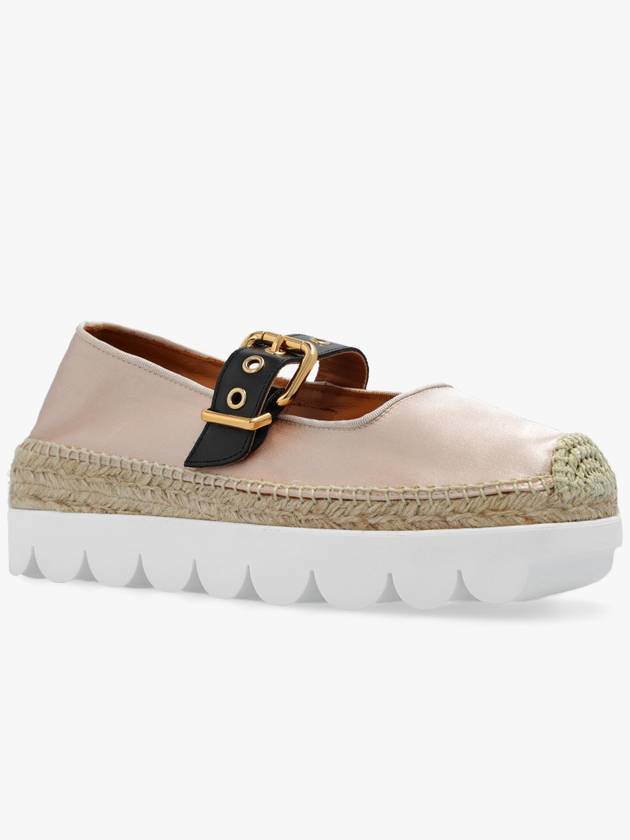 Women's Satin Petal Espadrilles Pink - MARNI - BALAAN 5