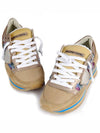 Height Raising Insole Suede Low Top Sneakers Camel Flower - PHILIPPE MODEL - BALAAN 3