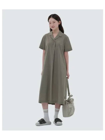 Root Women s Collar One Piece Olive S24MWROP61 - SNOW PEAK - BALAAN 1