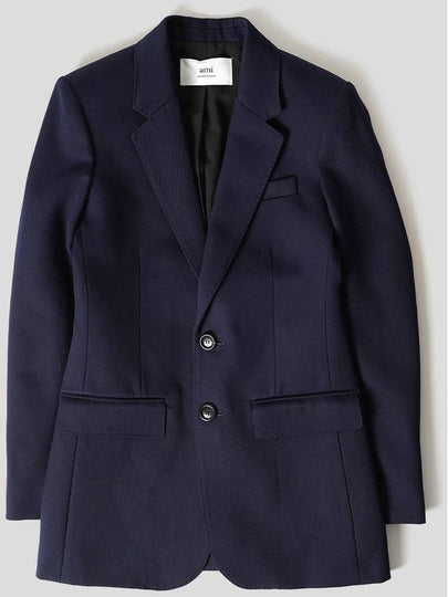 Two Button Blazer Jacket Blue - AMI - BALAAN 2