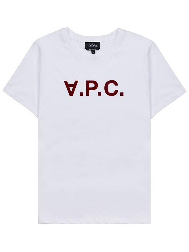 VPC Logo Organic Cotton Short Sleeve T-Shirt White - A.P.C. - BALAAN 9