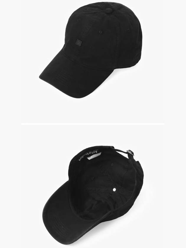 Logo Applique Base Ball Cap Black - ACNE STUDIOS - BALAAN 4