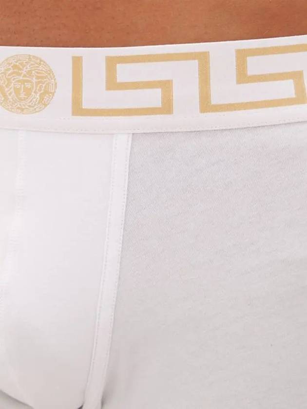 2Pack Set Medusa Greek Logo Waist Band White Middle Briefs - VERSACE - BALAAN 4