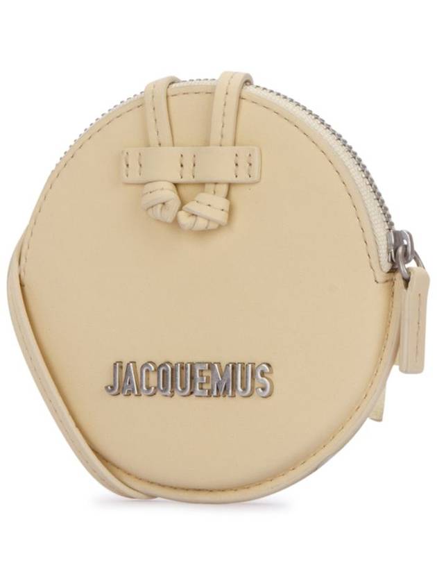 Le Pitchou Circle Neck Coin Purse Beige - JACQUEMUS - BALAAN 3