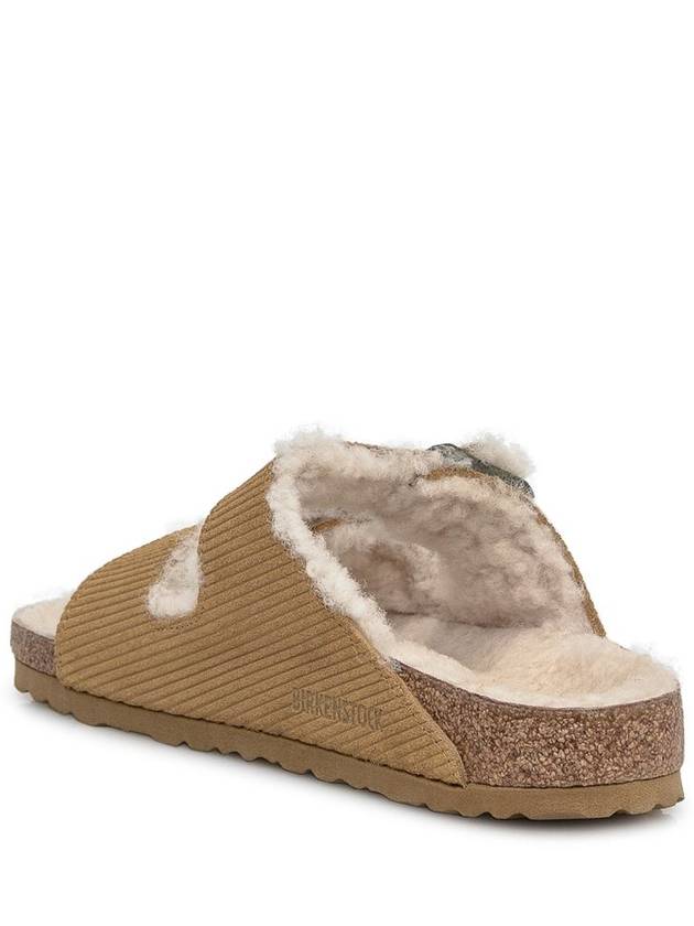 Birkenstock Sandalwood Arizona Shearling Cord - BIRKENSTOCK - BALAAN 3