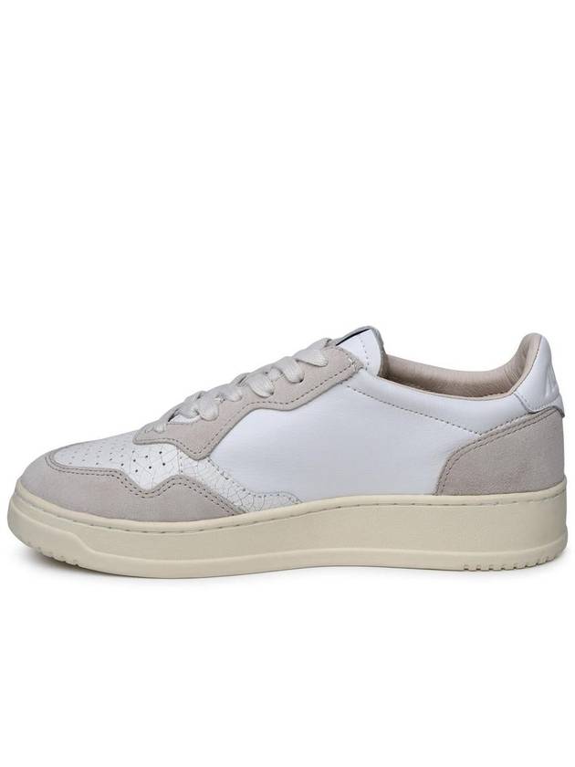 Men's Medalist Leather Low Top Sneakers Sand - AUTRY - BALAAN 4