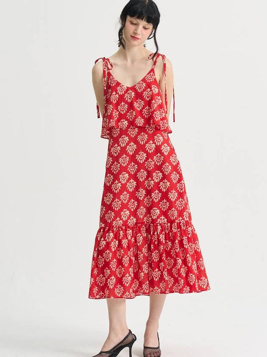 Isla Summer Sunshine Dress Red - SORRY TOO MUCH LOVE - BALAAN 1