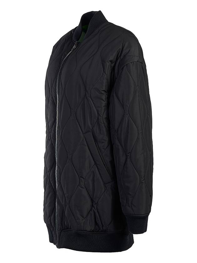 Quilted Bomber Jacket Black - MSGM - BALAAN 3