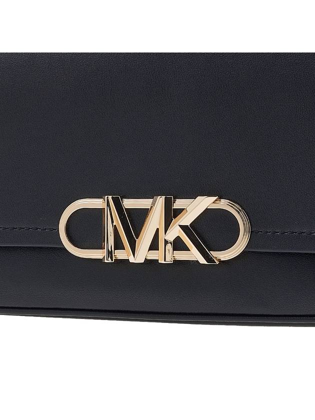 Parker Medium Leather Shoulder Bag Black - MICHAEL KORS - BALAAN.