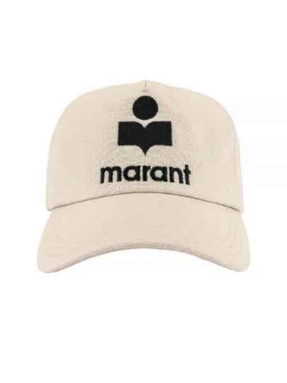 Tyron Logo Cotton Ball Cap Ecru - ISABEL MARANT - BALAAN 2