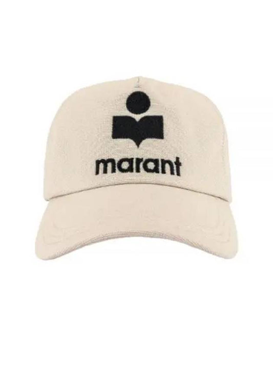 Tyron Logo Cotton Ball Cap Ecru - ISABEL MARANT - BALAAN 2