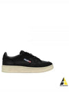 Women's Medalist Goatskin Low Top Sneakers Black - AUTRY - BALAAN 2