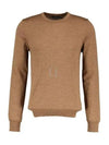 yle Merino Crew Neck Knit Top Brown - J.LINDEBERG - BALAAN 1