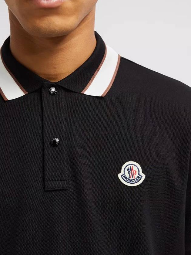 Logo Patch PK Shirt Black - MONCLER - BALAAN 6