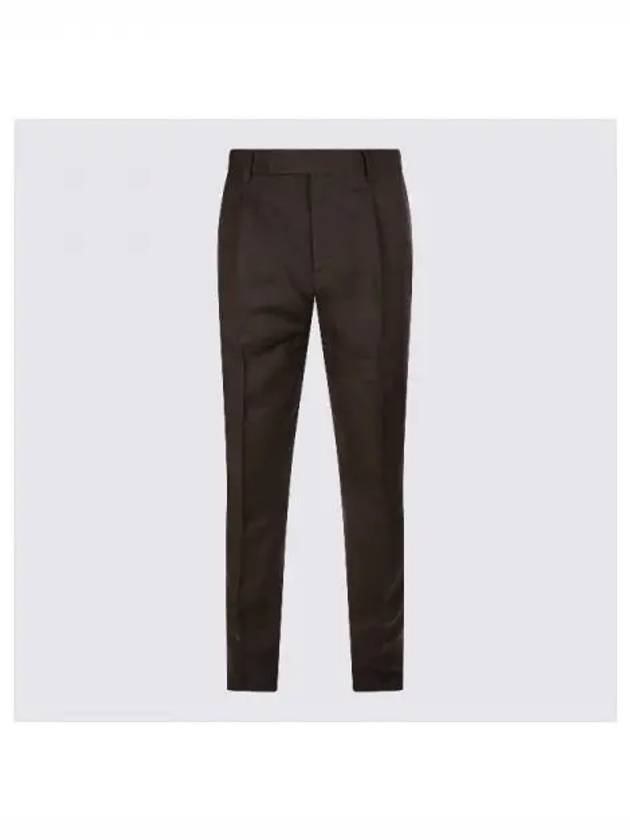 Brown tailored slim pants 270504 - RVR LARDINI - BALAAN 1