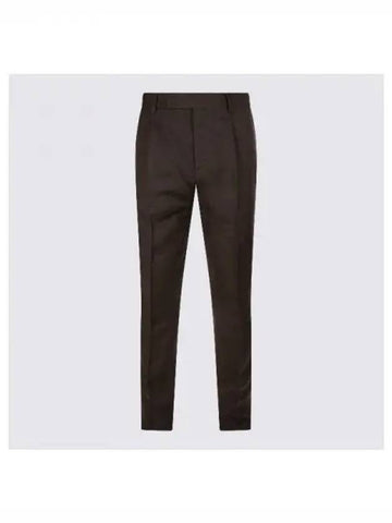 Brown tailored slim pants 270504 - RVR LARDINI - BALAAN 1