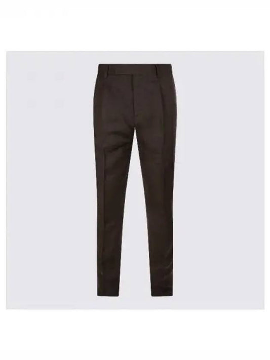 Brown tailored slim pants 270504 - RVR LARDINI - BALAAN 1