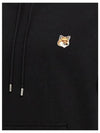 Fox Head Patch Regular Hoodie Black - MAISON KITSUNE - BALAAN 5