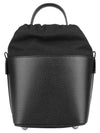 5AC Number Logo Texture Leather Bucket Bag Black - MAISON MARGIELA - BALAAN 6