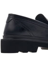 Metal Logo Tag Leather Loafers Black - DOLCE&GABBANA - BALAAN 11