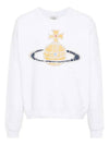 Time Machine Raglan Sweatshirt White - VIVIENNE WESTWOOD - BALAAN 2