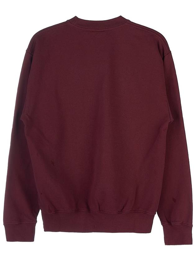 Wellness Ivy Sweatshirt WELLNESS IVY CREWNECK MERLOT GOLD - SPORTY & RICH - BALAAN 2