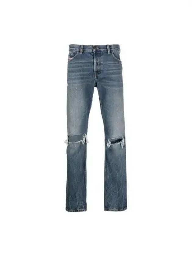 1995 Distressed Straight Jeans Medium Blue - DIESEL - BALAAN 2