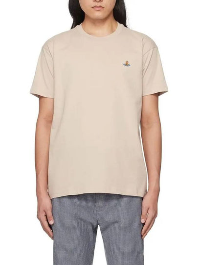 ORB Logo Cotton Short Sleeve T-Shirt Birch - VIVIENNE WESTWOOD - BALAAN 2