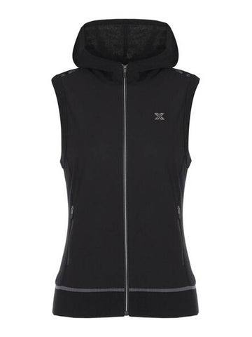 Women s Back Pattern Hooded Full Open Vest X1SVV7361 Autumn Golf Wear - JDX - BALAAN 1